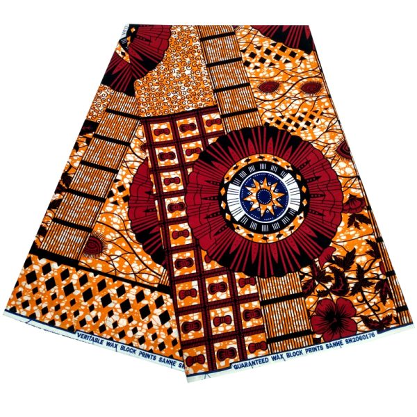 PRINTED IN VERITABLE WAX HOLLANDAISE VLISCO (6yards)